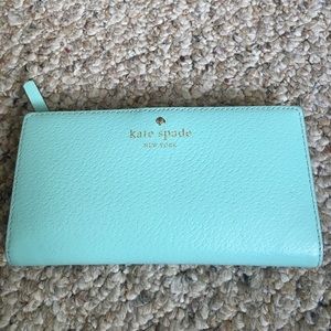 Kate Spade New York wallet in Tiffany Blue